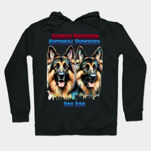 German Shepherds Celebrate Purebred Dog Day 2 Hoodie